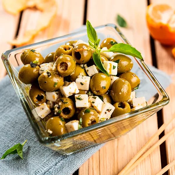 Aceitunas Marinadas en Cítricos